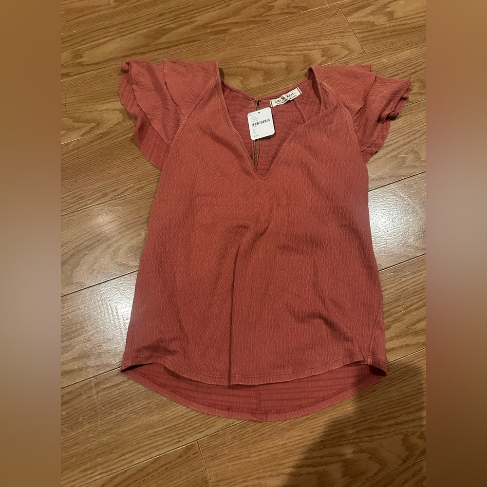 We the Free Short Sleeve Top